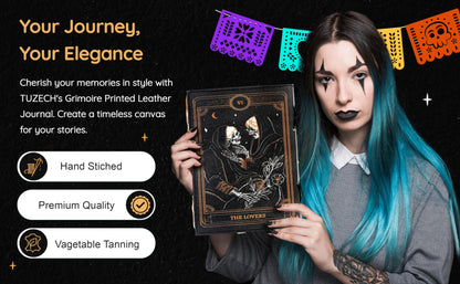 Various Designs Book of Spells Leather Bound Journal