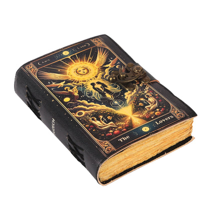 Various Designs Book of Spells Leather Bound Journal