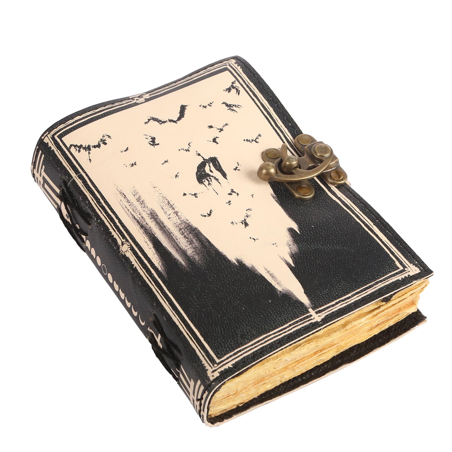 Various Designs Book of Spells Leather Bound Journal