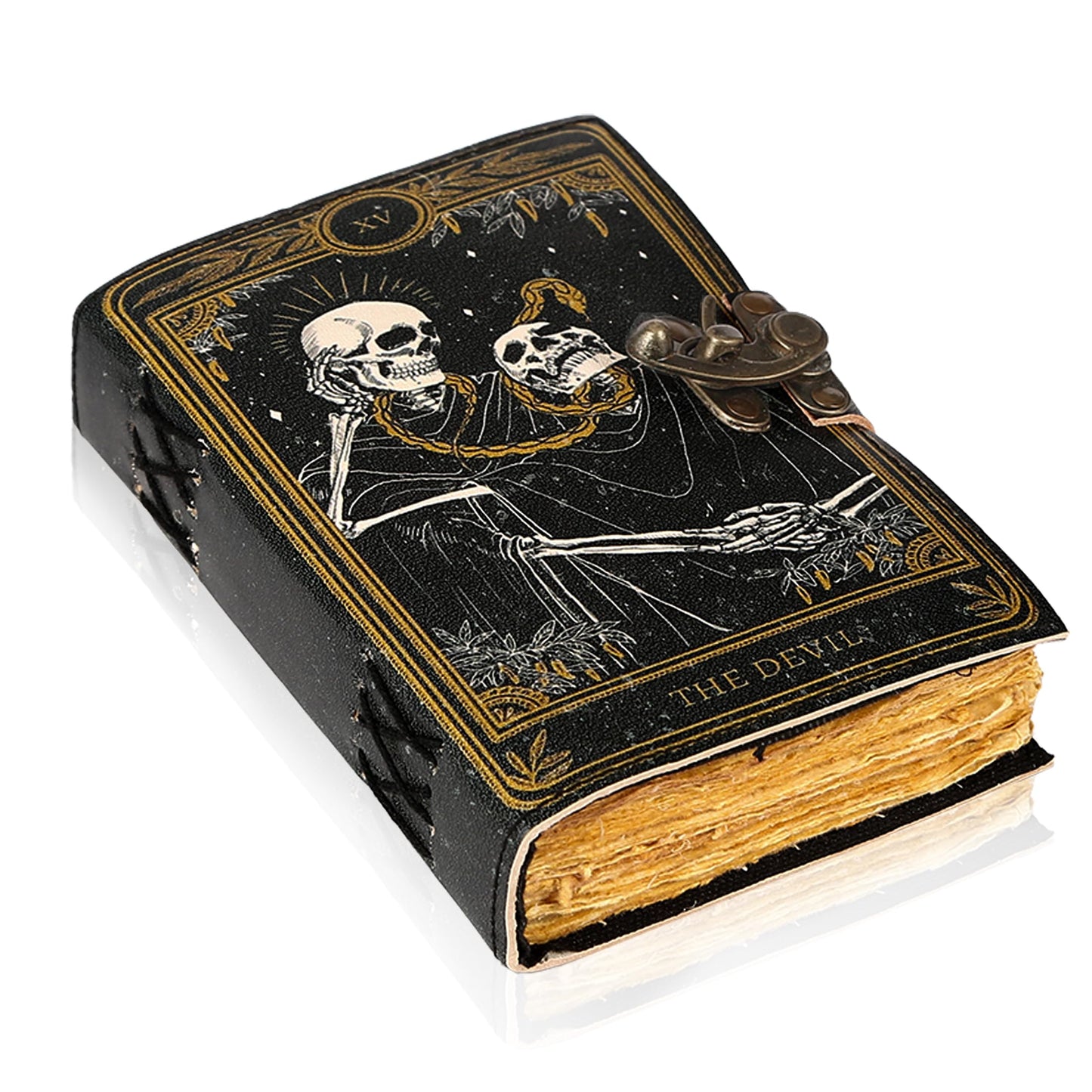 Various Designs Book of Spells Leather Bound Journal