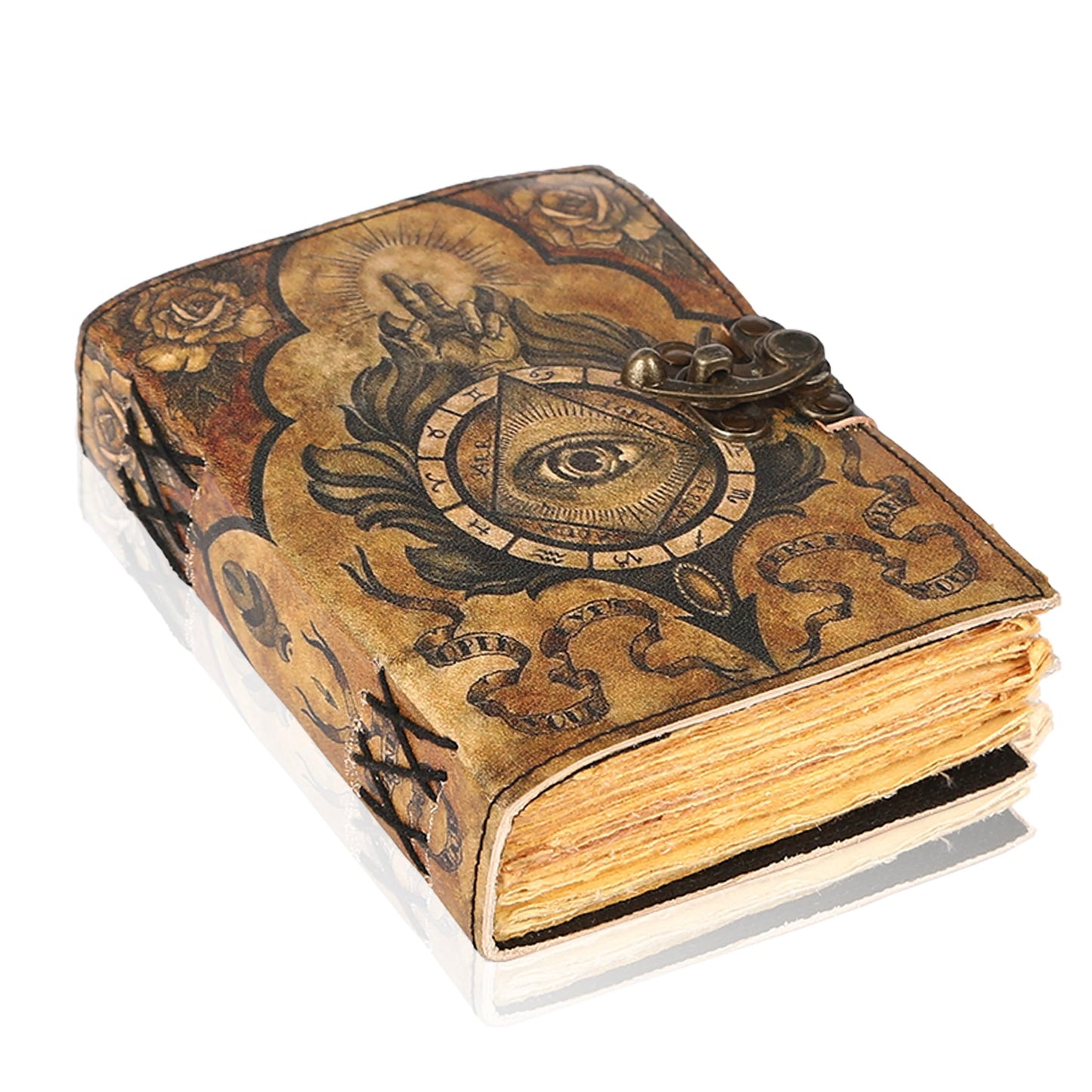 Various Designs Book of Spells Leather Bound Journal