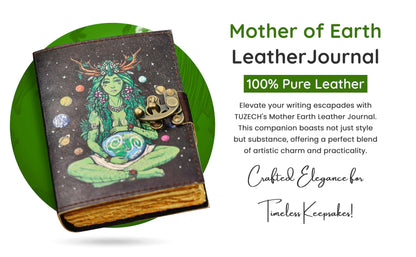 Various Designs Book of Spells Leather Bound Journal