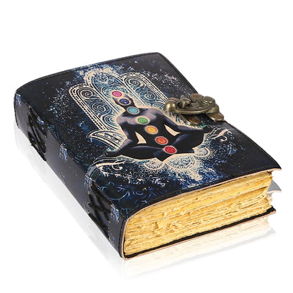 Various Designs Book of Spells Leather Bound Journal