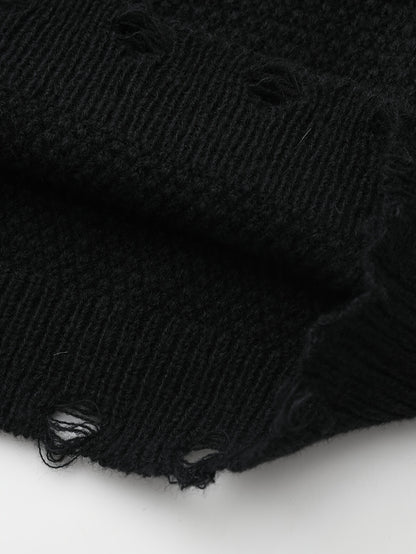 Spider Web Knitted Sweater