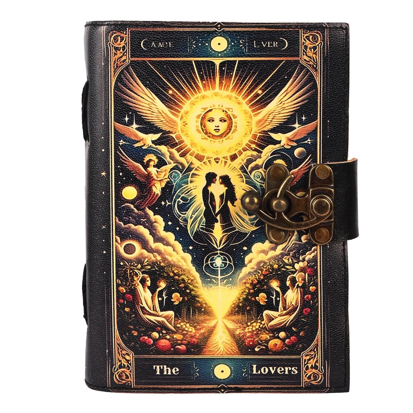 Various Designs Book of Spells Leather Bound Journal