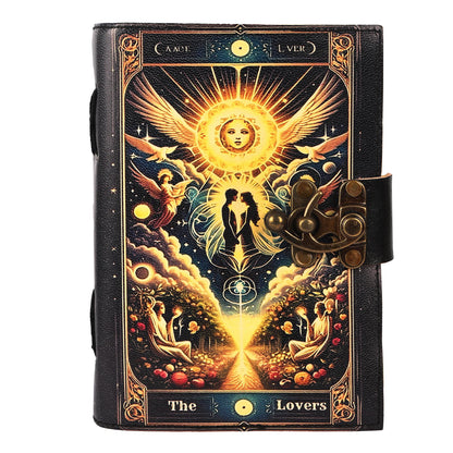 Various Designs Book of Spells Leather Bound Journal