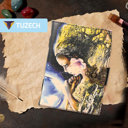 Various Designs Book of Spells Leather Bound Journal