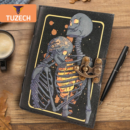 Various Designs Book of Spells Leather Bound Journal