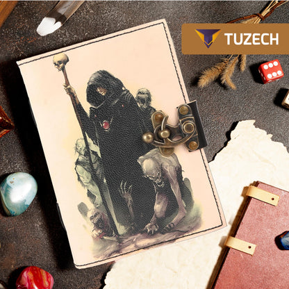 Various Designs Book of Spells Leather Bound Journal