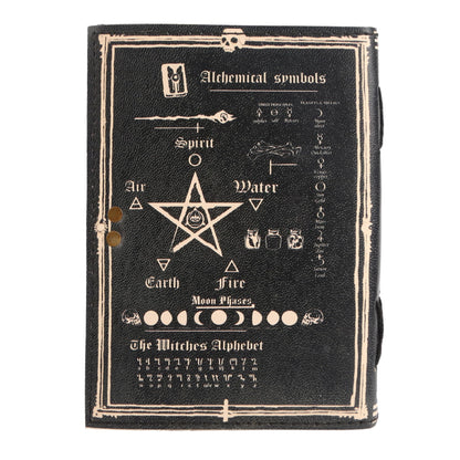 Various Designs Book of Spells Leather Bound Journal
