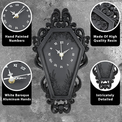 Coffin Wall Clock