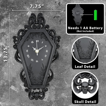 Coffin Wall Clock