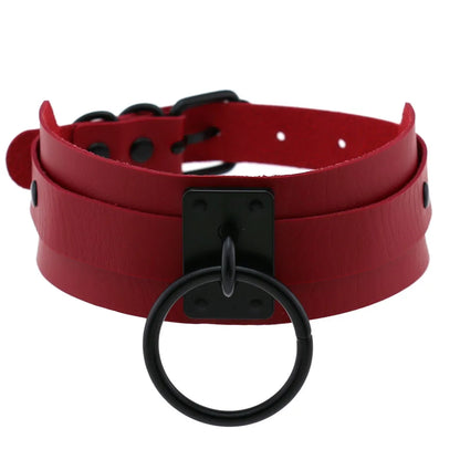 Red Punk Choker Necklace