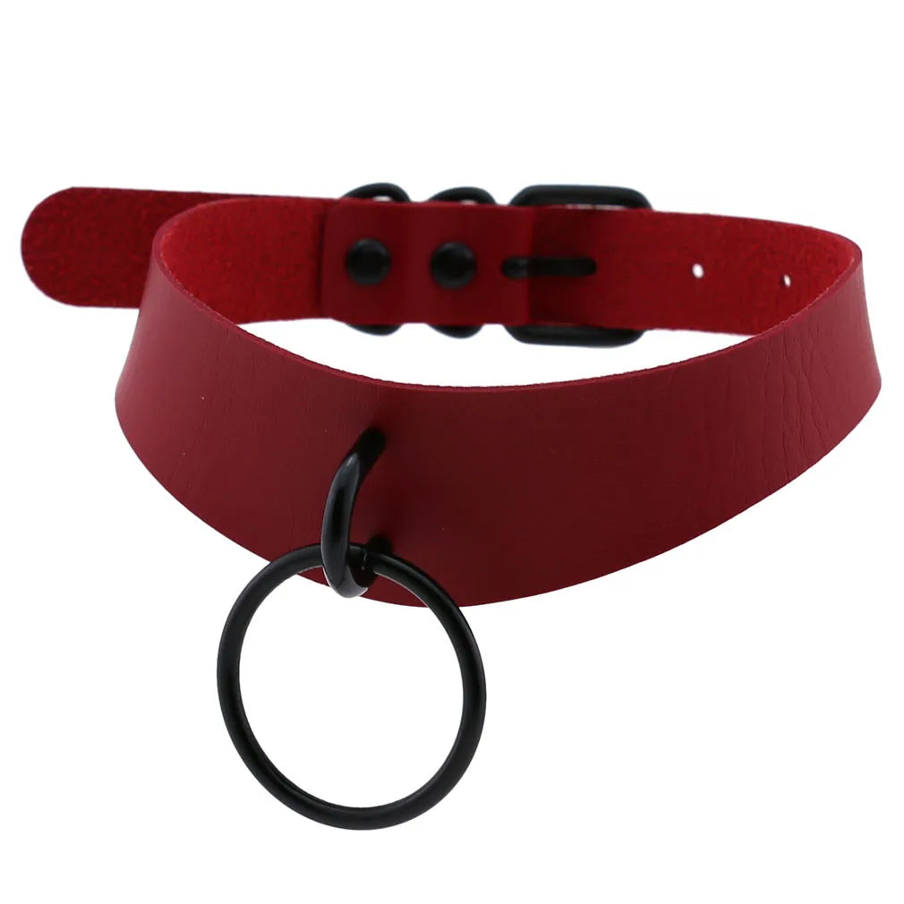 Red Punk Choker Necklace
