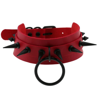 Red Punk Choker Necklace