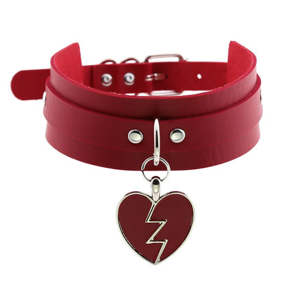 Red Punk Choker Necklace