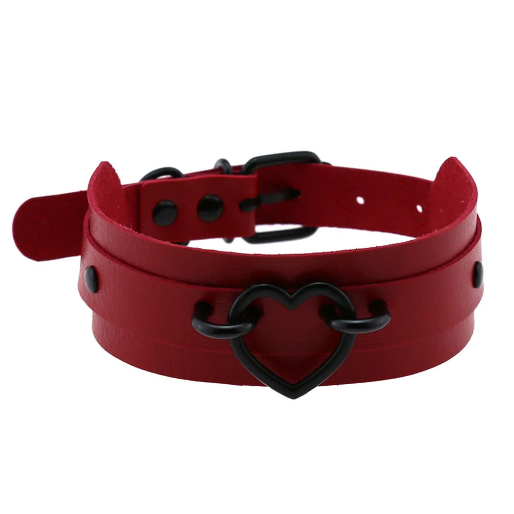 Red Punk Choker Necklace