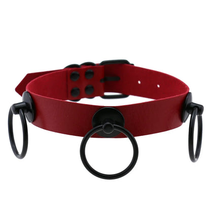Red Punk Choker Necklace