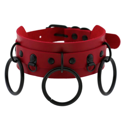 Red Punk Choker Necklace