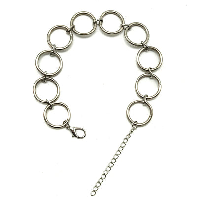 Stainless Steel Ringed Necklace