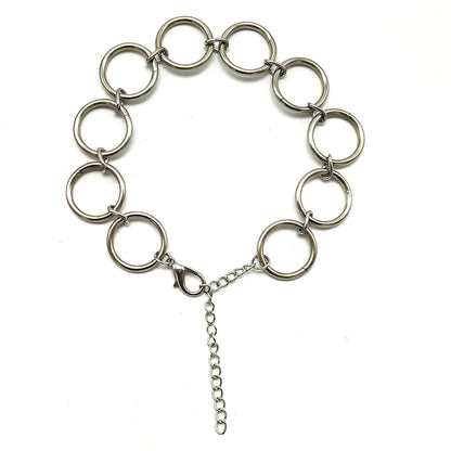 Stainless Steel Ringed Necklace