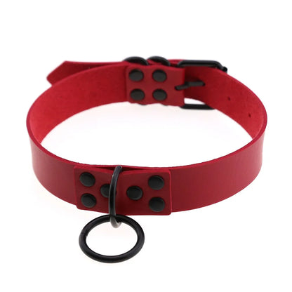 Red Punk Choker Necklace