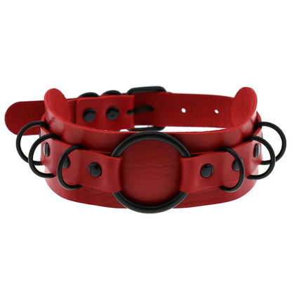 Red Punk Choker Necklace