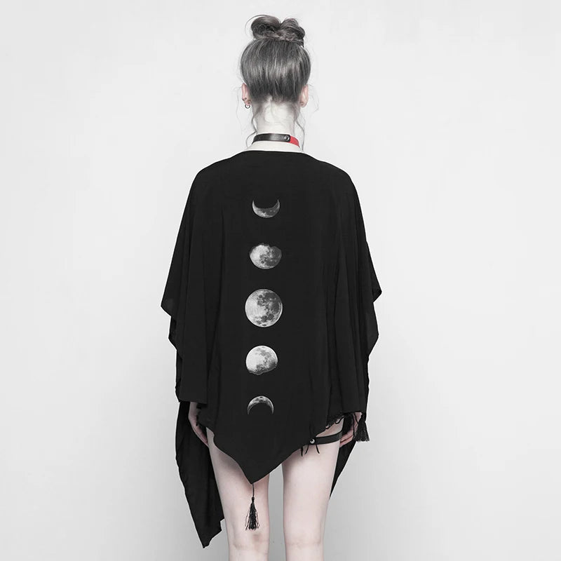 Moon Phases Shawl Cover Up