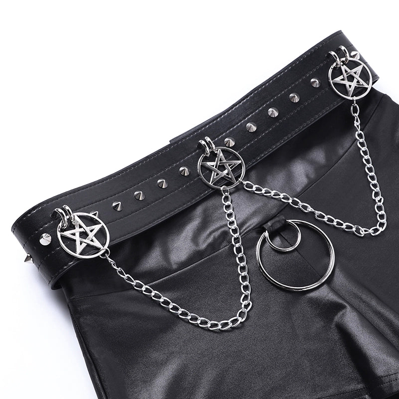 Pentagram Belt Shorts