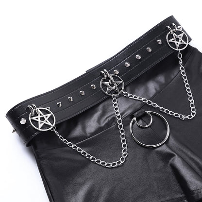 Pentagram Belt Shorts
