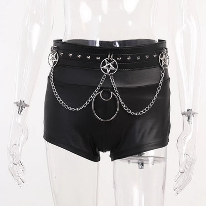 Pentagram Belt Shorts