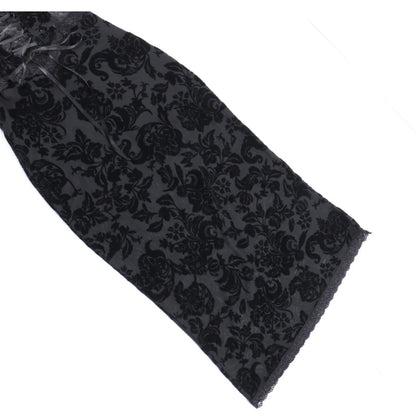 Scrappy Lace Style Black Dress