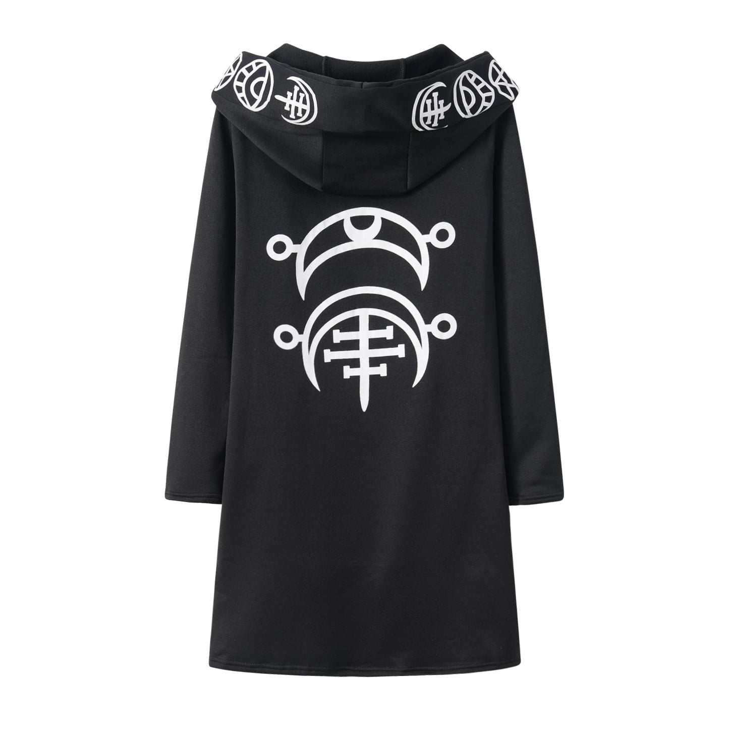 Sigil Magic Hooded Cardigan Cloak