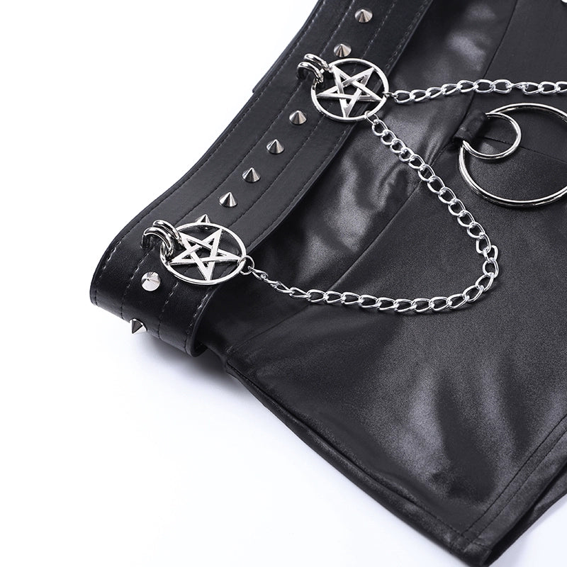 Pentagram Belt Shorts