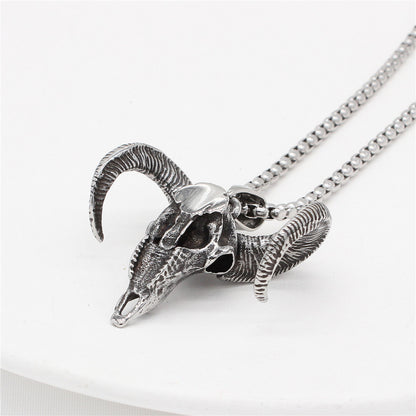 Ram Skull Necklace