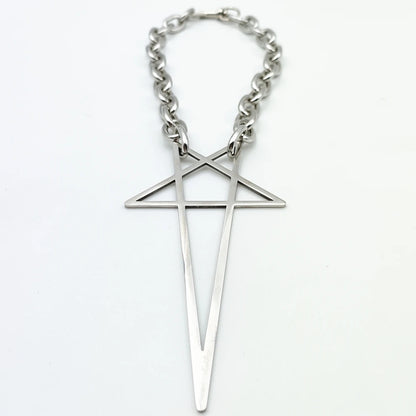 Exaggerated Pentagram Necklace