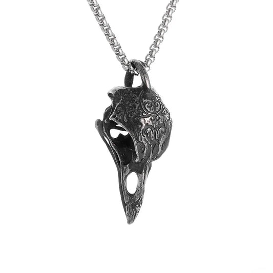 Crow Skull Necklace