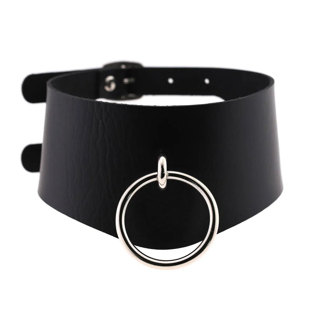 Black Punk Goth Choker Necklace