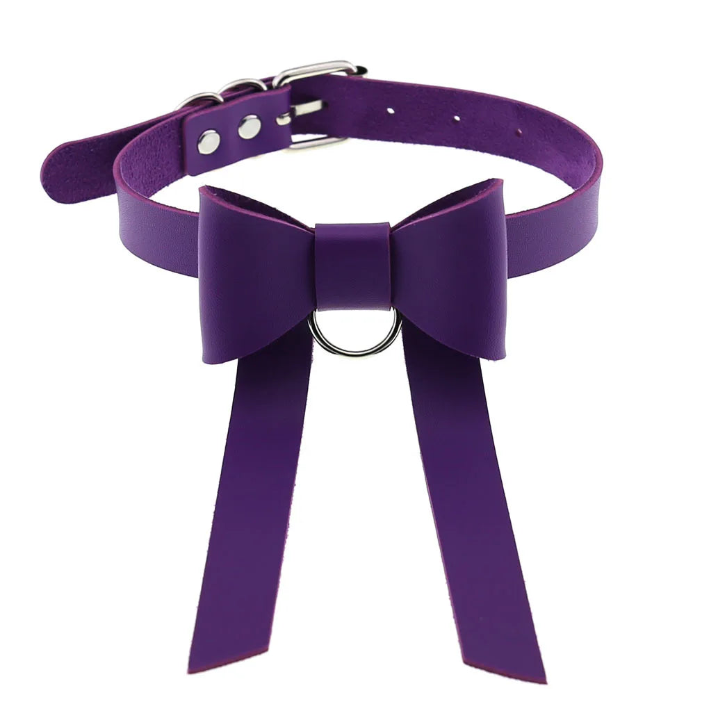 Purple Punk Choker Necklace