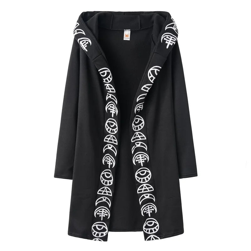 Sigil Magic Hooded Cardigan Cloak