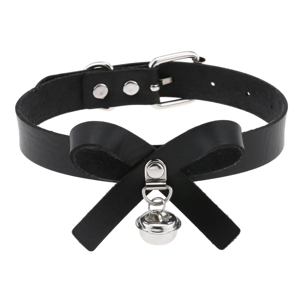 Black Punk Goth Choker Necklace