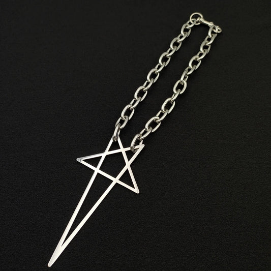 Exaggerated Pentagram Necklace