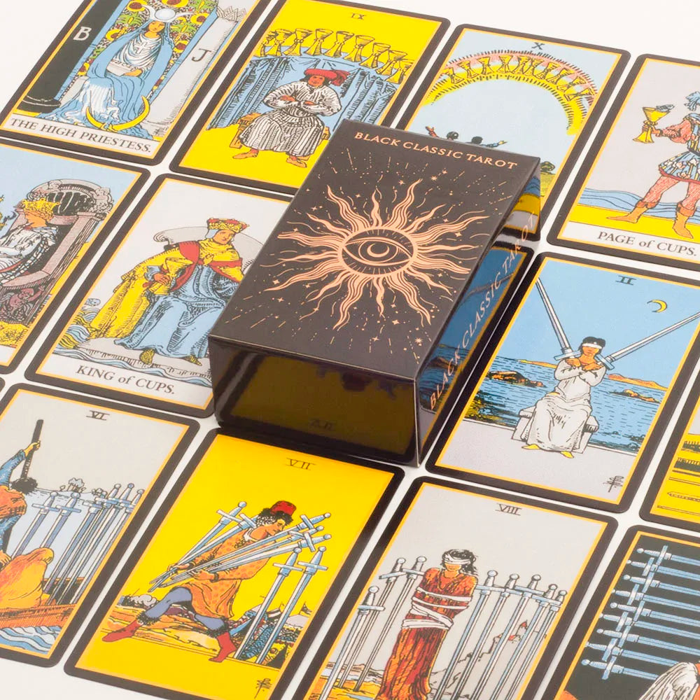 Black Classic Tarot Cards
