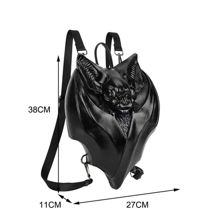 Nightmare Gothic 3D Bat Shaped Backpack