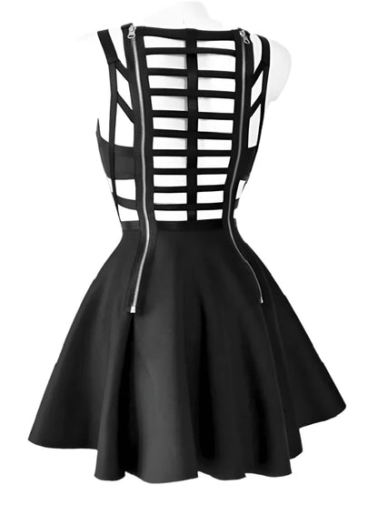 Strappy Goth Girl Dress