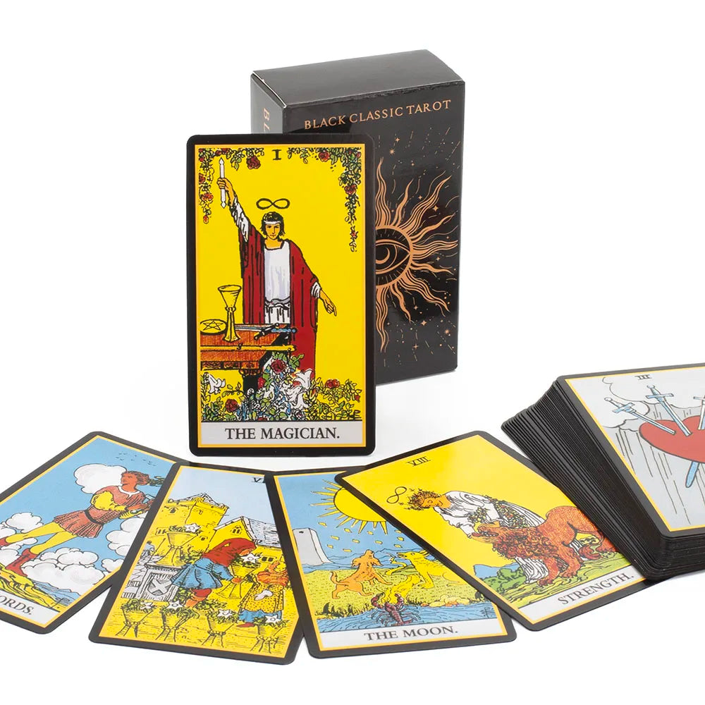 Black Classic Tarot Cards