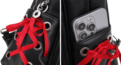 Little Devil Enamel Pin Collector Backpack