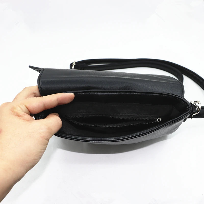 Black Bat Wing Shoulder Crossbody Bag