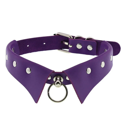 Purple Punk Choker Necklace