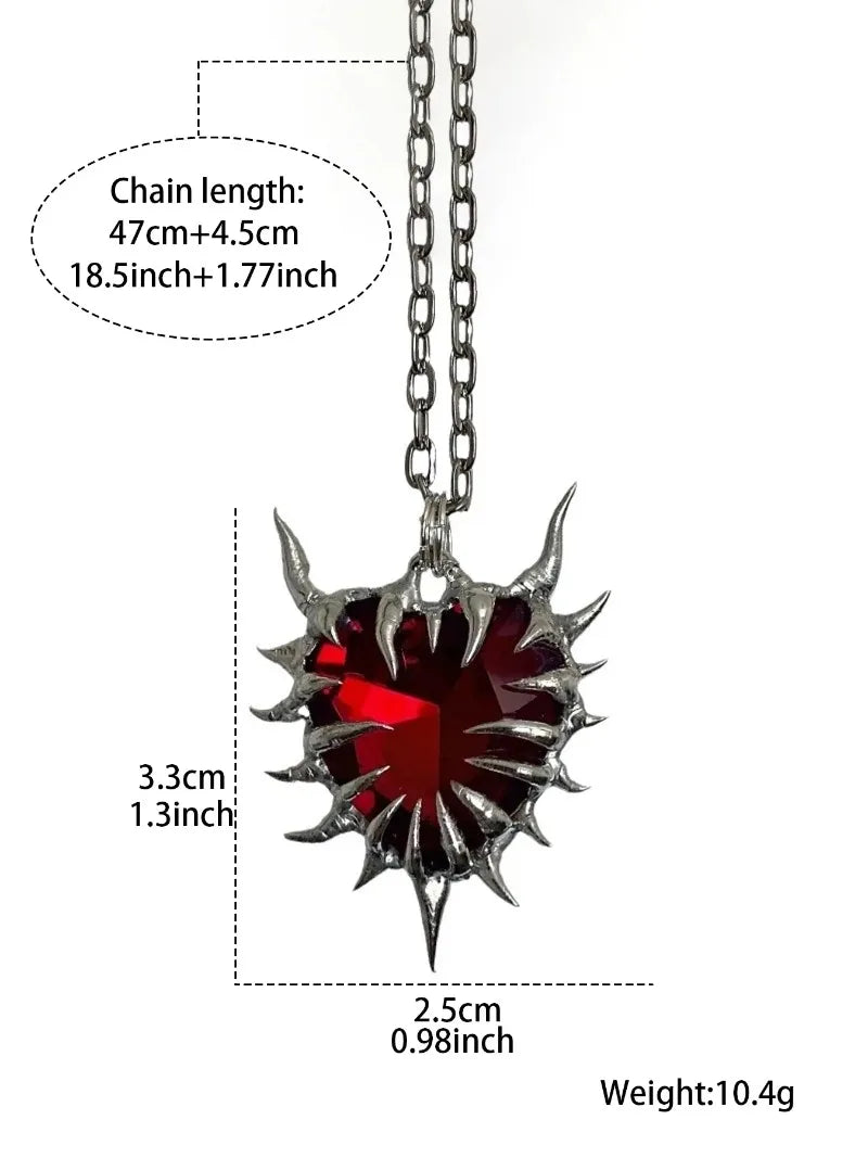 Dark Heart Thorn Necklace